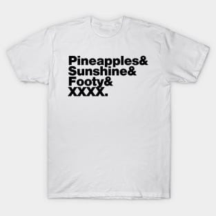 Queensland (XXXX black print) T-Shirt